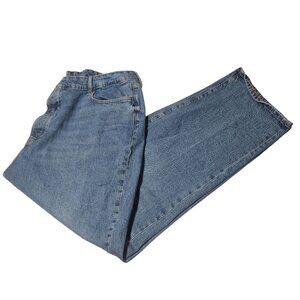 ana Highest Rise Dad Jeans Womens Size 24W Rise Wash Denim Pants